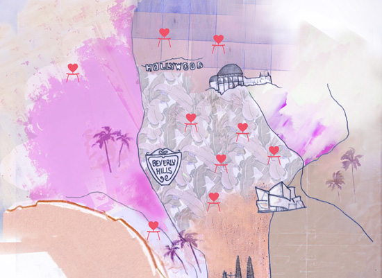 Image of Los Angeles map