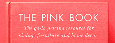 The Pink Book: The go-to pricing resource for vintage furniture and home decor. Mobile banner